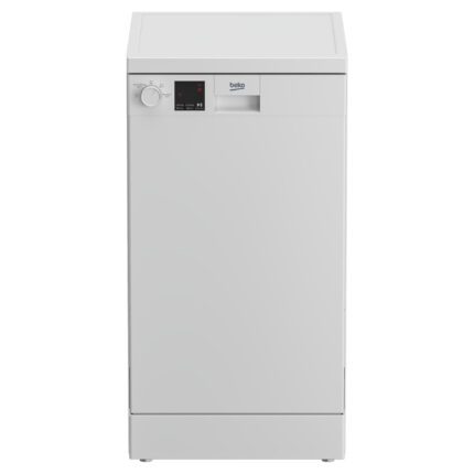 Beko DVS04X20W 10 Place Setting Freestanding Slimline Dishwasher