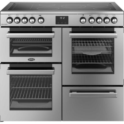 Belling RCACC100ESTA RCA COOKCENTRE 100E 100cm Ceramic Range Cooker - Stainless Steel