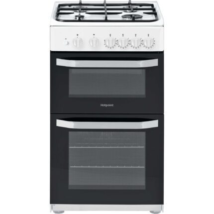 Hotpoint HD5G00KCWUK A Rated 500mm Gas Cooker - White