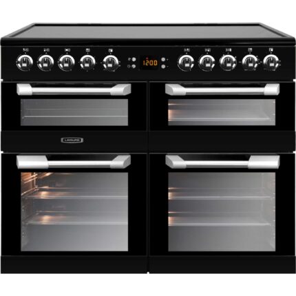 Leisure CS100C510K 100cm Electric Range Cooker with 5 Zone Ceramic Hob- Black
