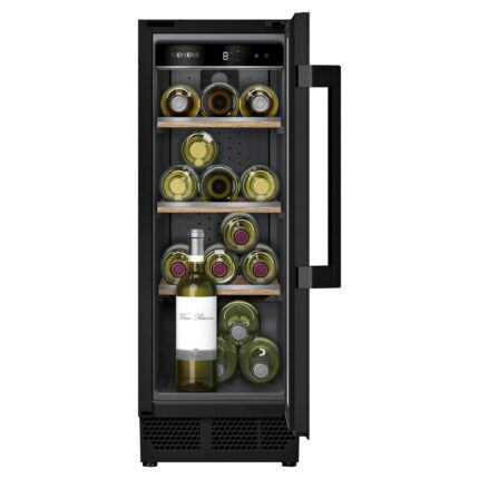 Siemens KU20WVHF0G 21-Bottle Wine Cooler with Glass Door - Black