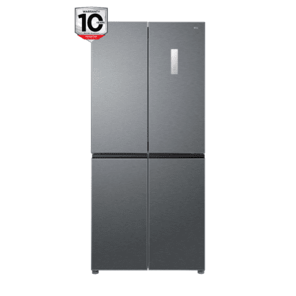 TCL RP470CXE2UK 470L Total No-Frost American Style Fridge Freezer - Stainless steel